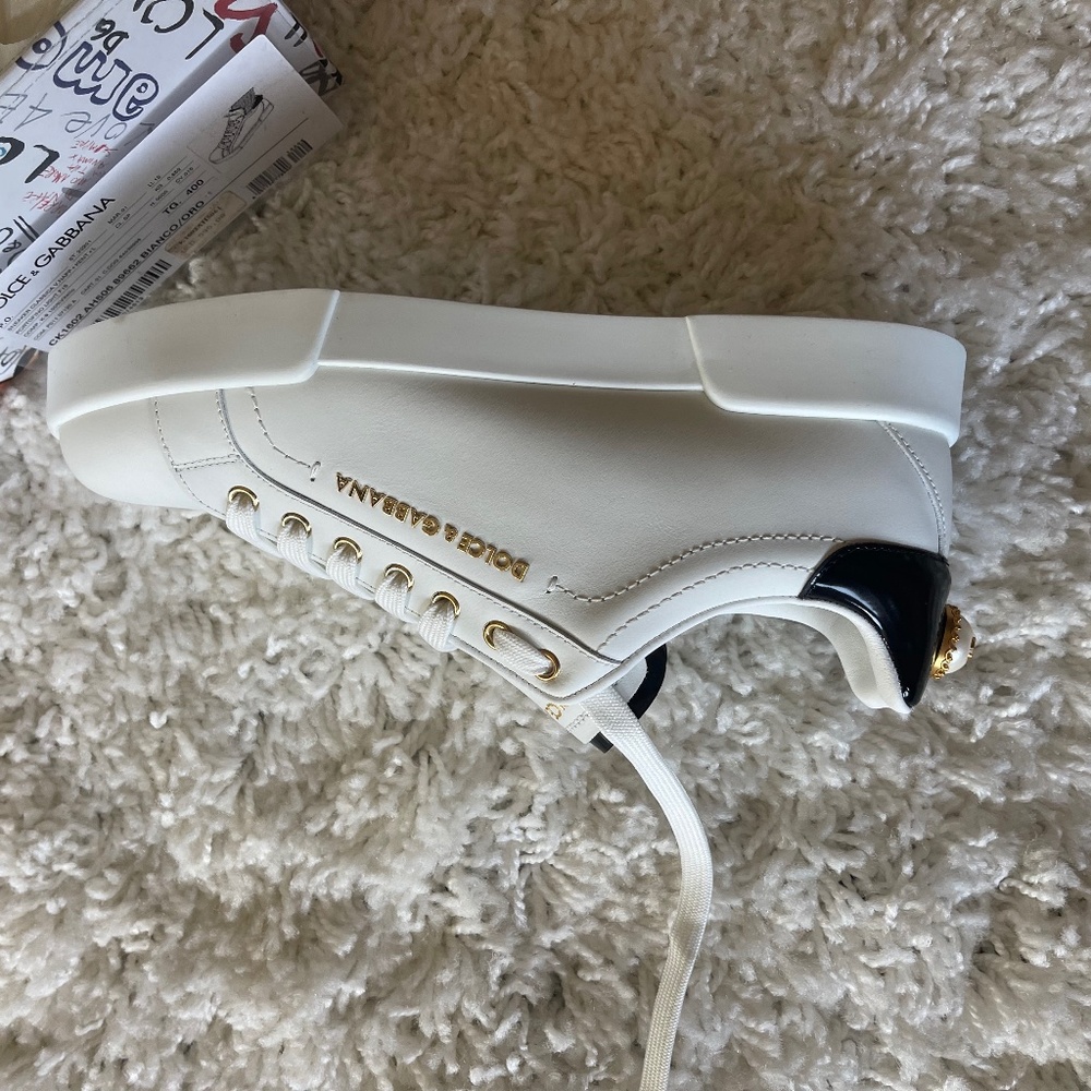 Dolce Gabbana *NEW* calfskin portofino sneaker